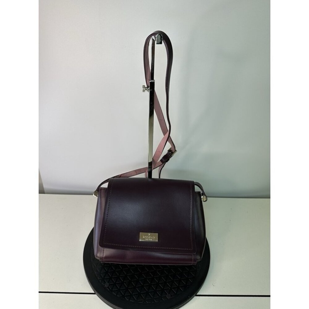 Kate Spade Flap purple crossbody Shoulder bag